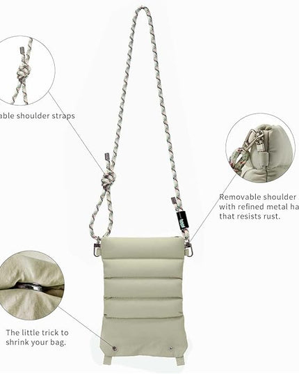 ACUARIO Crossbody Bag for Women, Tote Bag Purse for Work, Travel, Gym – Small Shoulder Bag, Stylish Women’s Tote Handbag