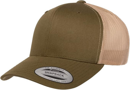 Mrlahat 6606 Yupoong Classics Retro Trucker Cap with Black Bandana