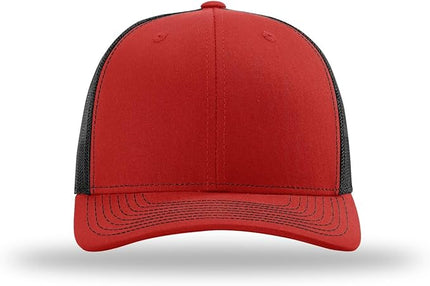 Richardson 112 Trucker Hat - Premium Adjustable Snapback Hat - Structured Six Panel Richardson Blank Caps