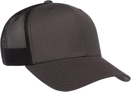 Yupoong Classic Premium Mesh 6 Panel Retro Trucker Cap | Mid Profile Snapback | OSFA | Bulk Pack Available