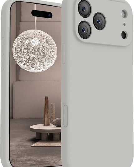 FireNova Magnetic for iPhone 17 Pro Max Case, Compatible with MagSafe, [Integrated Silicone Camera Control Button] [Camera Protection] Anti-Scratch Microfiber Lining Phone Case, 6.9", Natural Titanium