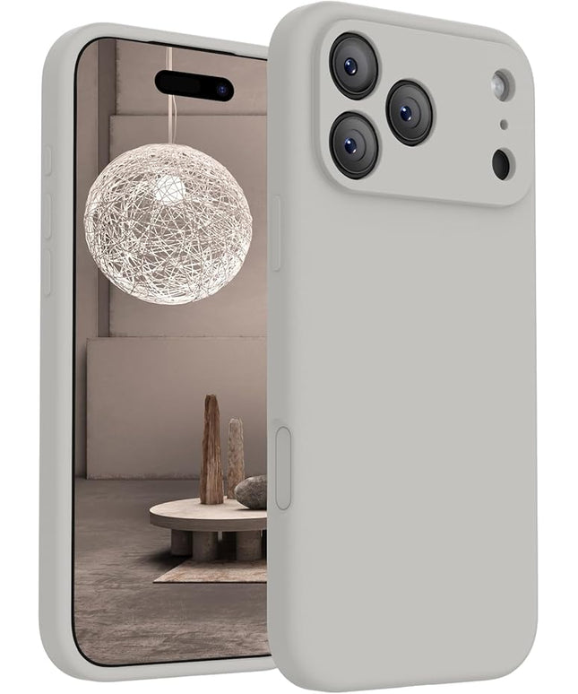 FireNova Magnetic for iPhone 17 Pro Max Case, Compatible with MagSafe, [Integrated Silicone Camera Control Button] [Camera Protection] Anti-Scratch Microfiber Lining Phone Case, 6.9", Natural Titanium