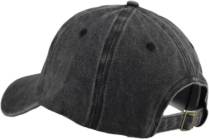 MANMESH HATT Embroidered Daisy Blessed Hat for Women Men, Adjustable Vintage Washed Cotton Christian Baseball Cap