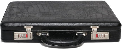 DA LV Full Grain Leather Briefcase for Men - Business Laptop Bag - Imported Handmade Leather Bag - Attache -Men Gifts