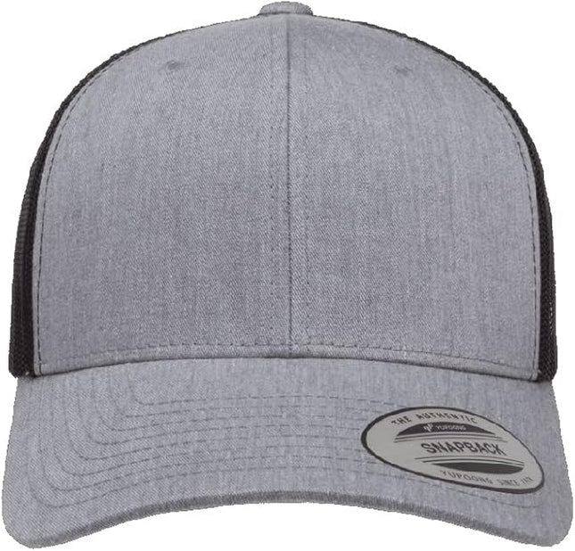 Yupoong Classic Premium Mesh 6 Panel Retro Trucker Cap | Mid Profile Snapback | OSFA | Bulk Pack Available