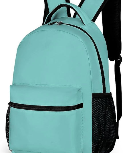 Fashion Pale Cyan Backpack Lightweight Large Capacity Laptop Daybag for Travel Work