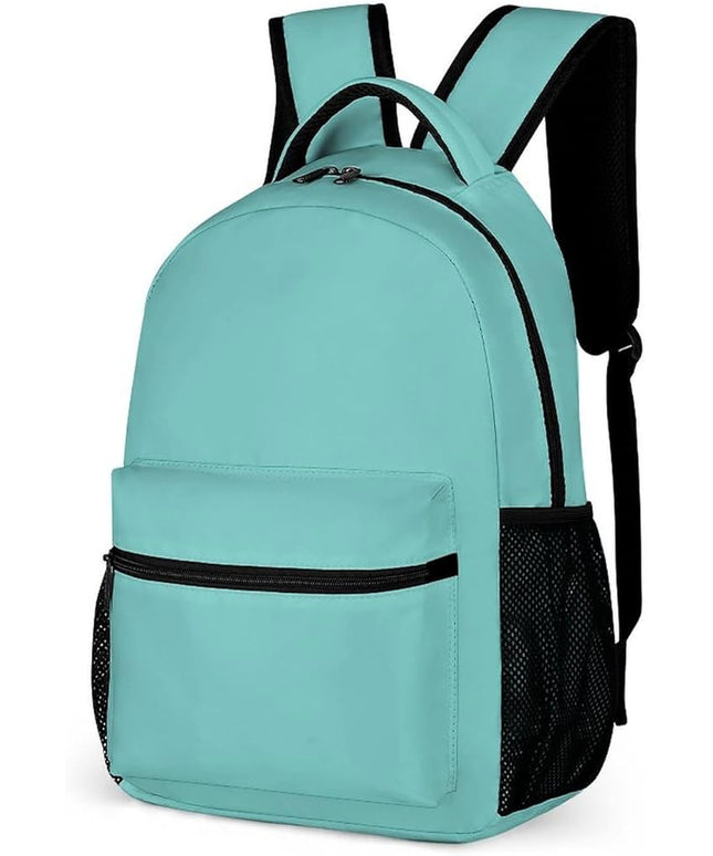 Fashion Pale Cyan Backpack Lightweight Large Capacity Laptop Daybag for Travel Work