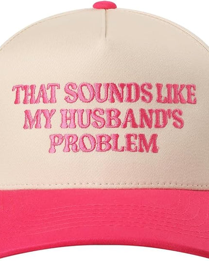 MIRMARU Two-Tone Vintage Canvas Trucker Hats for Men & Women, Adjustable Size Baseball Caps with Trendy Embroidered Design