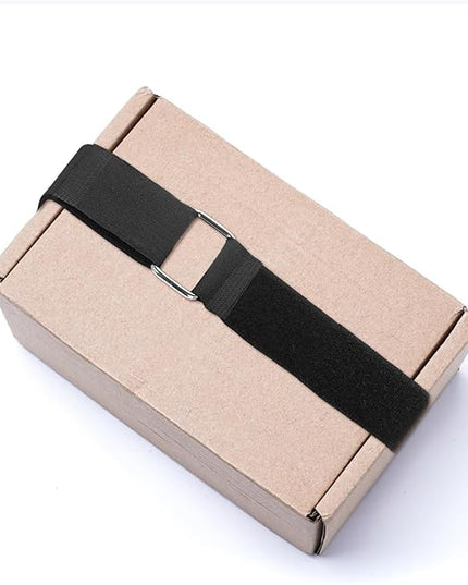 5pcs 5cm Wide Hook and Loop Cinch Straps, Self-Adhesive Cargo Securing Bands for Pallet Bundling and Packing, Sturdy Moving and Outdoor Utility Carrying Belts
