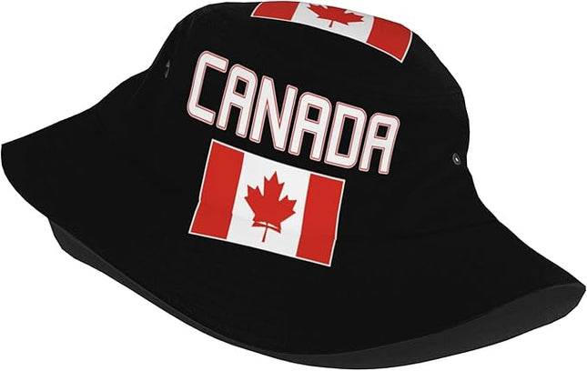 Funny Flag Bucket Hat for Men Women, Fisherman Hats Packable Fashion Sun Cap for Travel Outdoor Beach Boys Girls