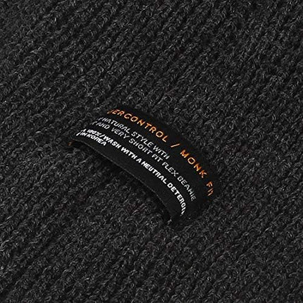UNDERCONTROL Winter Trawler Fisherman Beanie Men Women Unisex Stylish Plain Docker Skull Hat Roll up Watch Cap Color Pack