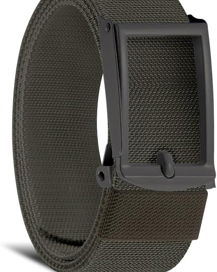 DOOPAI Stretch Canvas Belt for Men, Adjustable Elastic Holeless Web Belt for Casual, Golf, and Work, with Bottle Opener