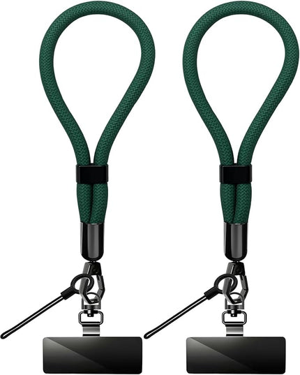 Phone Lanyard, 2 Pack Adjustable Cell Phone Lanyard Hand Phone Wrist Strap with Tether Tabs for Smartphones