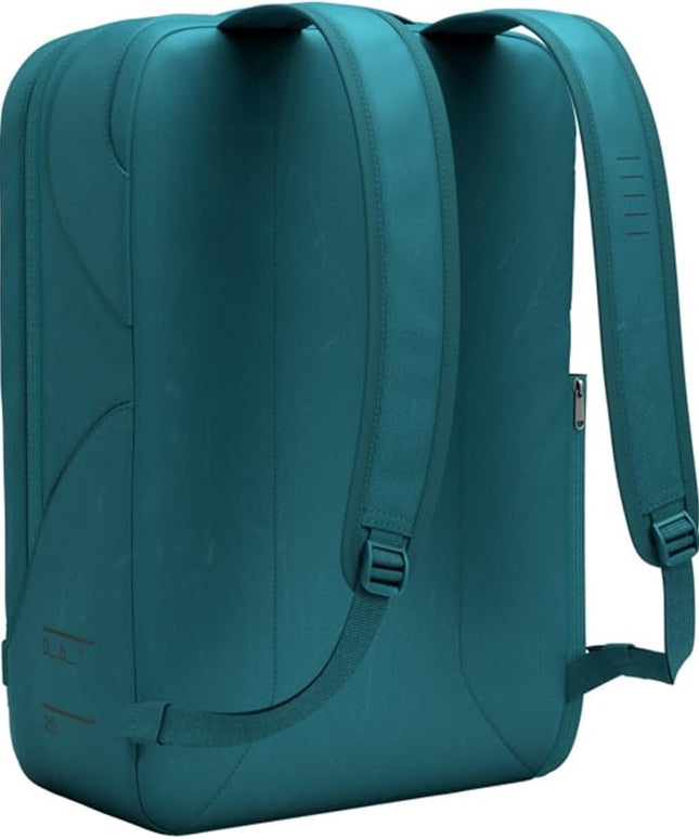 Db Journey Skateboarding Daypack - Skateboard Backpack with Laptop Compartment, Board Straps & Water Bottle Pocket, Ribcage Construction, 20L - Midnight Teal