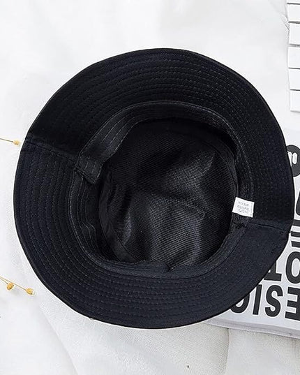 XYIYI Fashion Embroidery Bucket Hat Cotton Beach Fisherman Hats for Women Girls