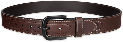 Dickies mens Industrial Strength Leather Belt – Workwear, Durable, Reinforced, Heavyweight