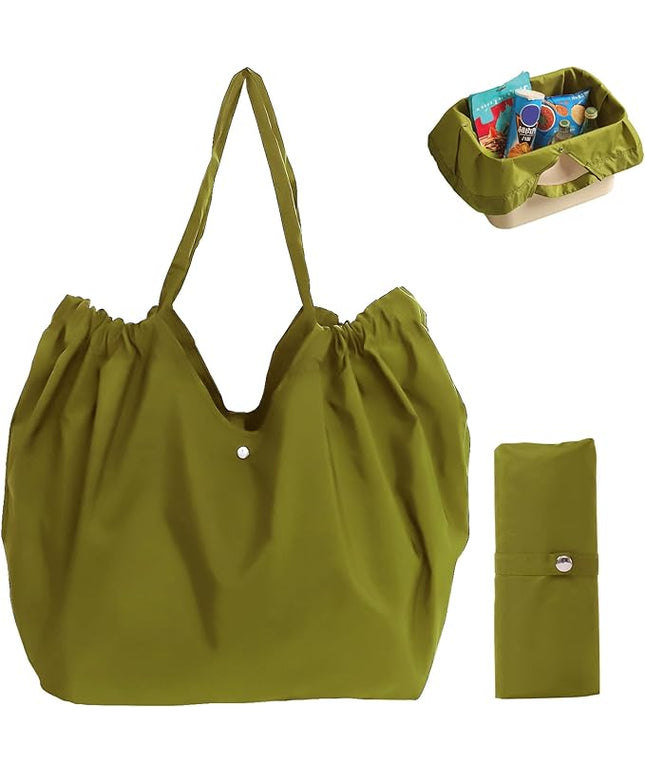 Reusable Grocery Bags,Reusable Shopping Bags,Folding Bags Totes,Stretchable and shrinkable shopping bag for Groceries