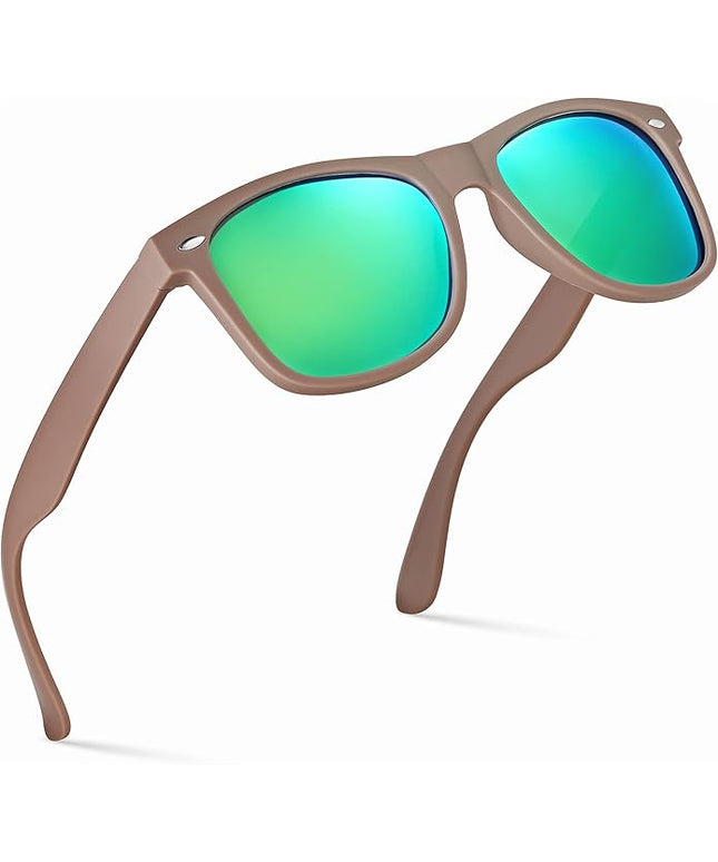 Retro Rewind Polarized Sunglasses for Men and Women - UV Protection Classic Sun Glasses