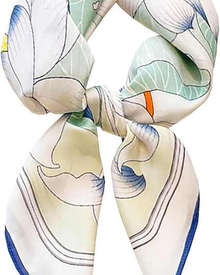 Neck Scarf For Womens Silky Head Scarves Hair Bandanas Square Scarf Fashion Accessories lightweight