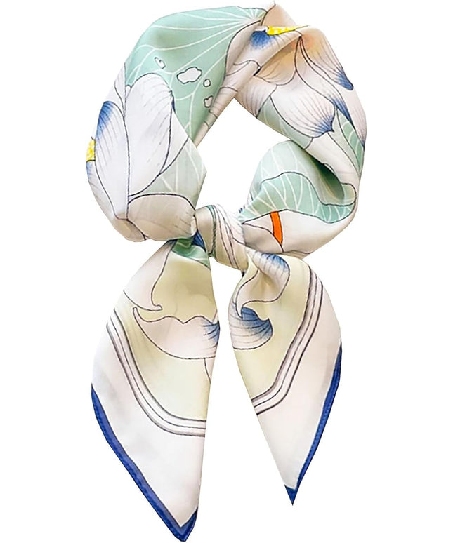 Neck Scarf For Womens Silky Head Scarves Hair Bandanas Square Scarf Fashion Accessories lightweight