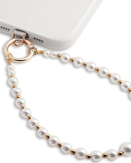 Phone Charm for Women, Anti-Theft Phone Wrist Strap, Hands-Free & Beaded Chain, Detachable Lanyard with Tether Tab
