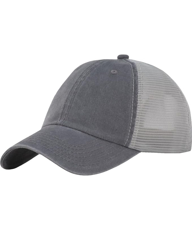 Comfy Vintage Trucker Baseball Hat- M/L/XL/XXL Women Men Unstructured Washed Dad Cap | Snapback | Soft Crown | Soft Mesh