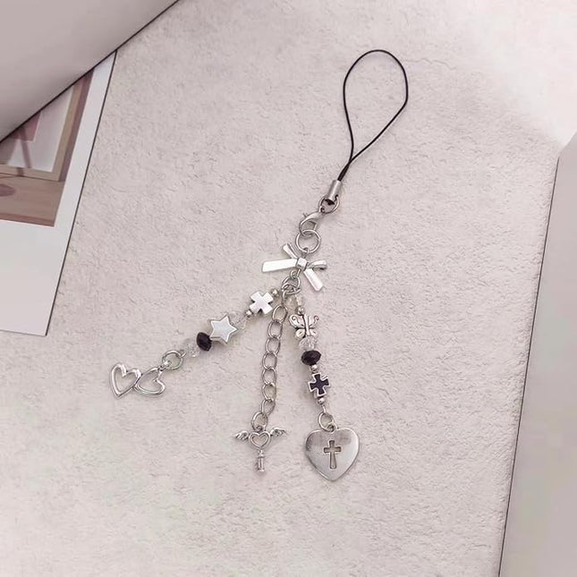 Cute Y2K Phone Charm Aesthetic Phone Charms Accessories Cute PhoneLanyard String for Bag Purse Backpack Airpods Pendants Decor