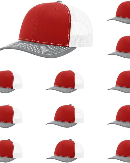 Richardson 112 Classic Six-Panel Adjustable Snapback Trucker Cap | Bulk Packs Available