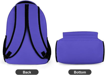 Fashion Iris Backpack Lightweight Large Capacity Laptop Daybag for Travel Work