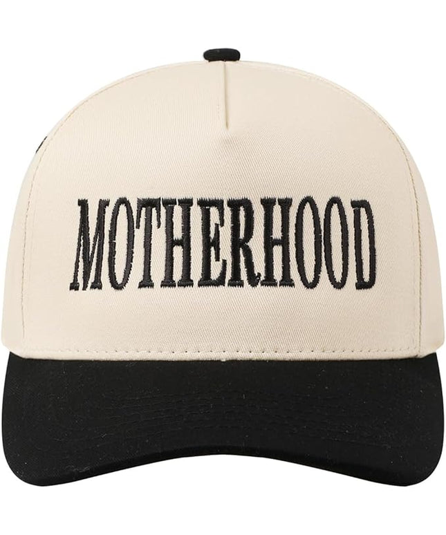 MIRMARU Two-Tone Vintage Canvas Trucker Hats for Men & Women, Adjustable Size Baseball Caps with Trendy Embroidered Design