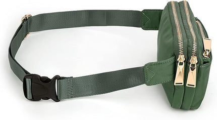 UTO Fanny Pack for Women Crossbody Trendy Fashion Belt Purse Chest Waist Hip Bumbag for Outdoor Shopping Travel Hiking