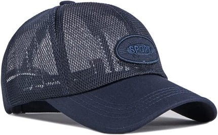 FASHIXD Mesh Baseball Cap for Men Women Summer Breathable Trucker Hats Running Hats Outdoor Sports Quick Dry Hat