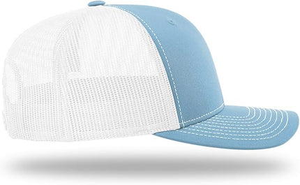 Richardson 112 Trucker Hat - Premium Adjustable Snapback Hat - Structured Six Panel Richardson Blank Caps