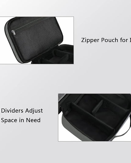 MATEIN Electronics Organizer Travel Case, Large Cable Storage Bag, Water Resistant Carrying Case with Handle, Tech Organizer for Tablet (Up to 12.9inch), USB Charger, Clipper, Grey