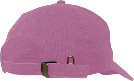 Glory Max 100% Cotton Baseball Cap Classic Plain Low Profile Golf Dad Hat Buckle Adjustable