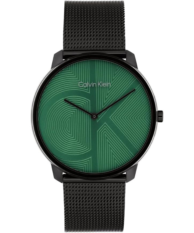 Calvin Klein Women's CK Iconic - 35mm 2H Quartz Watch - Stainless Steel Mesh Bracelet - Water Resistance 30 Meters – Premium Fashion Timepiece for Everyday Style - Gift for Her