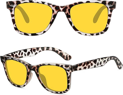 MEETSUN Polarized Sunglasses for Women Men Classic Retro Square Frame Driving Sun Glasses UV Protection
