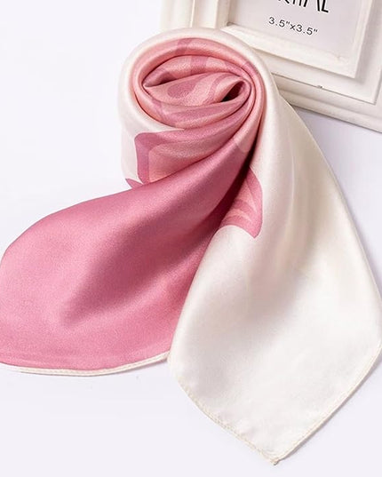 Head Bandanas Scarf for Women Silk Satin Hair Scarf Lightweight Vintage Fashion Square Neck Scarves Gift