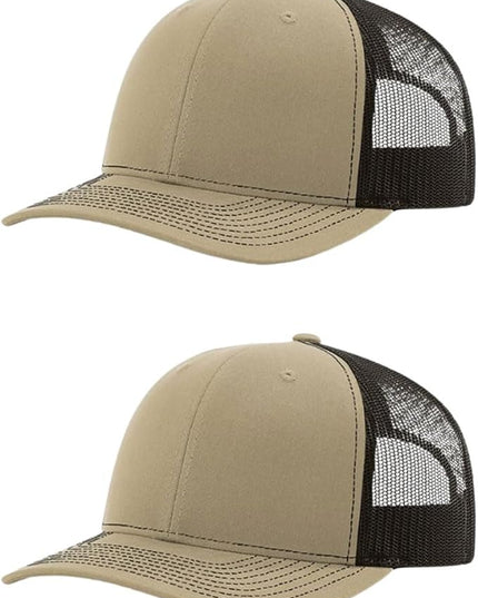 Richardson 112 Classic Six-Panel Adjustable Snapback Trucker Cap | Bulk Packs Available