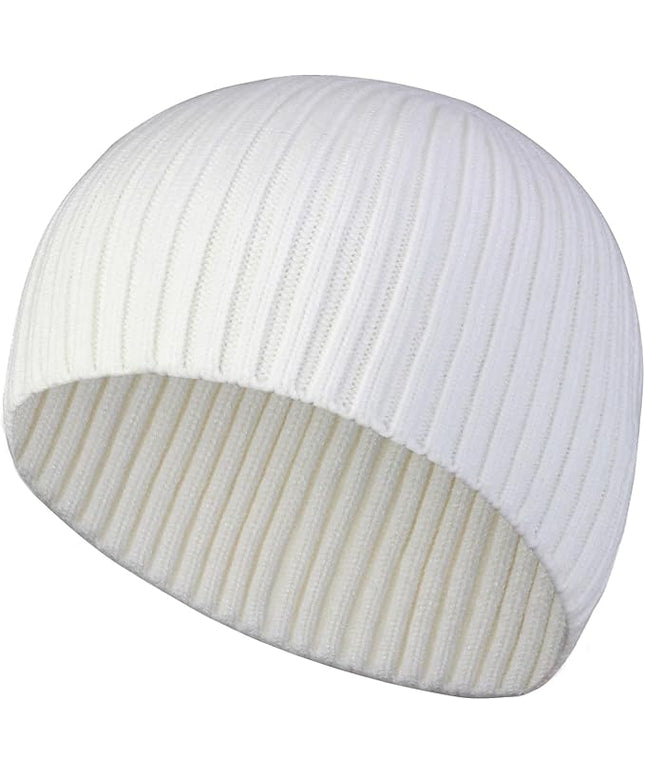 Heniho Winter Wool Beanies for Men Women, Warm Plain Toboggan Hats Ski Running Knit Skull Cap
