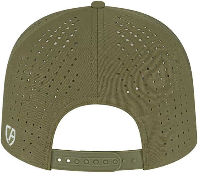 Cap America i8533 Flexfit 110 Perforated Performance Snapback Mid Profile 6-Panel Cap w/UV Guard & Adjustable Snapback