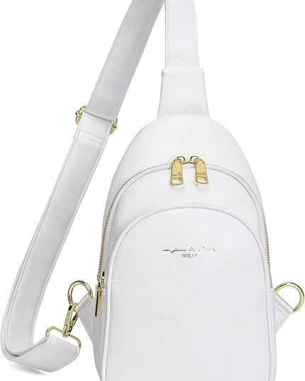 Anti Theft Crossbody Bags for Women Leather Sling Bag Cross Body Travel Purse Chest Bags Fanny Pack Gift Teen Girl