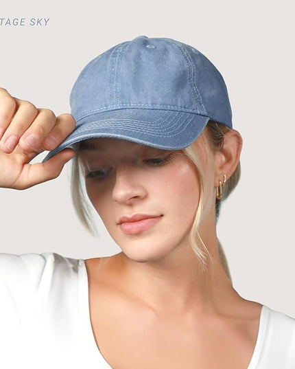 CHOK.LIDS Everyday Premium Dad Hat Unisex Cotton Baseball Cap for Men and Women Adjustable Lightweight Polo Style Curved Brim