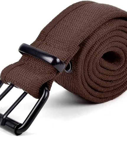 Boxed Gifts Parquet Casual Canvas Belt - Double Hole, Double Grommets for Men & Women