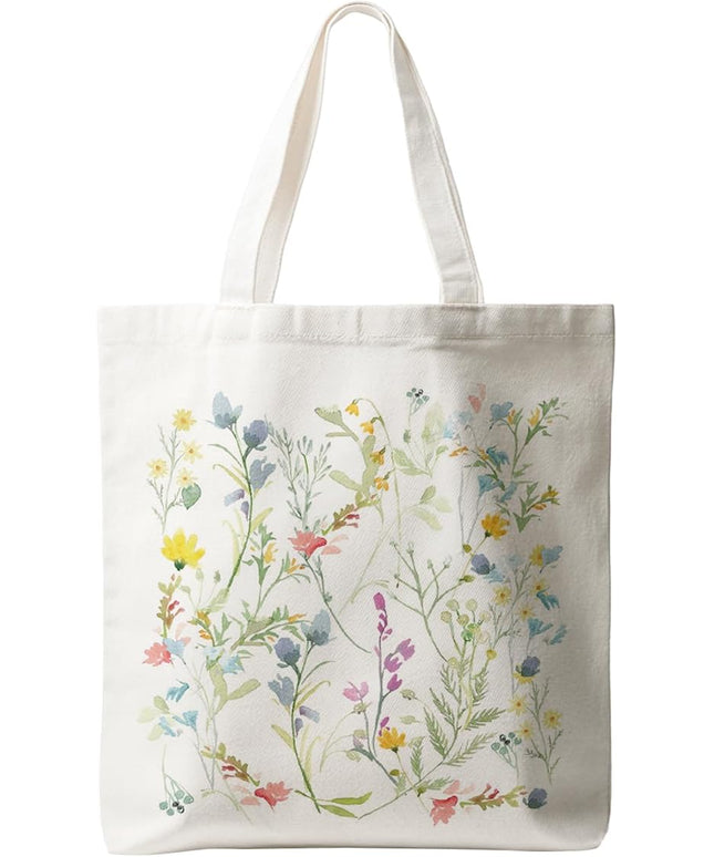 Horaldaily Canvas Tote Bag,Reusable Shoulder Tote Bag for Women Lady Casual Vacation, Shopping, Work, Gym