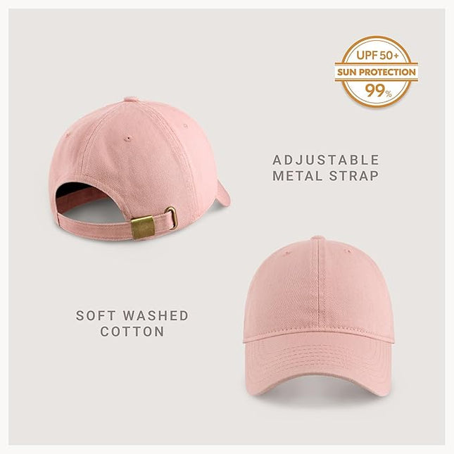 CHOK.LIDS Everyday Premium Dad Hat Unisex Cotton Baseball Cap for Men and Women Adjustable Lightweight Polo Style Curved Brim