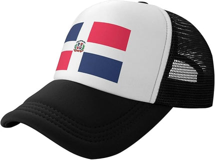 Cute Flag Baseball Cap for Men Women Mesh Trucker Hat Adjustable Patriotic Snapback Baseball Hat for Sports Running