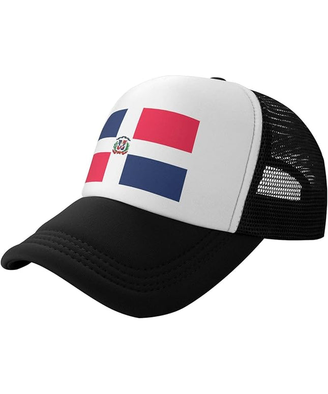 Cute Flag Baseball Cap for Men Women Mesh Trucker Hat Adjustable Patriotic Snapback Baseball Hat for Sports Running