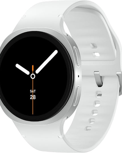 Samsung Galaxy Watch 8 (2025) 44mm LTE Smartwatch, Cushion Design, Fitness Tracker, Sleep Coaching, Running Coach, Energy Score, Heart Rate Tracking, Silver [US Version, 2 Yr Warranty]