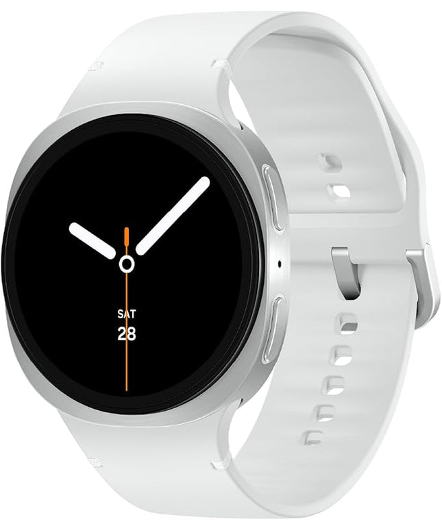 Samsung Galaxy Watch 8 (2025) 44mm LTE Smartwatch, Cushion Design, Fitness Tracker, Sleep Coaching, Running Coach, Energy Score, Heart Rate Tracking, Silver [US Version, 2 Yr Warranty]